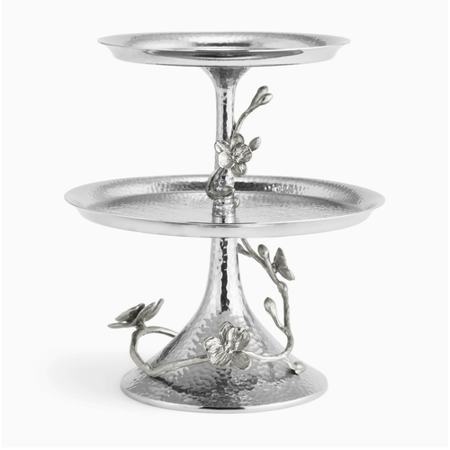 Michael Aram White Orchid 2-Tier Server