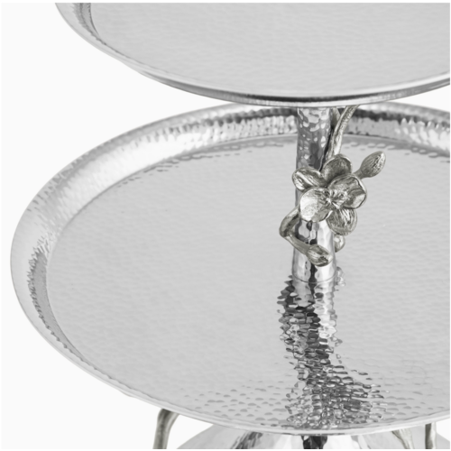 Michael Aram White Orchid 2-Tier Server