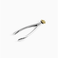 Butterfly Ginkgo Small Lock Spring Tongs