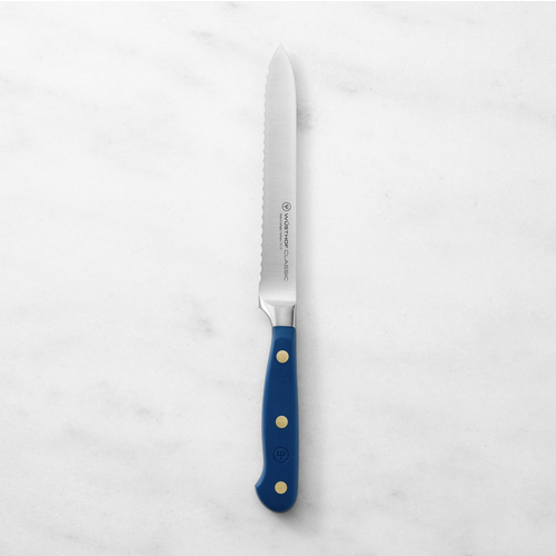 Wusthof Classic Wild Blueberry Serrated Utility Knife Wusthof Classic Wild Blueberry Serrated Utility Knife