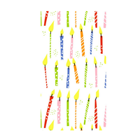 Napkin Guest Paper B-Day Candles