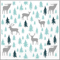Napkin Lunch Paper Earth Christmas