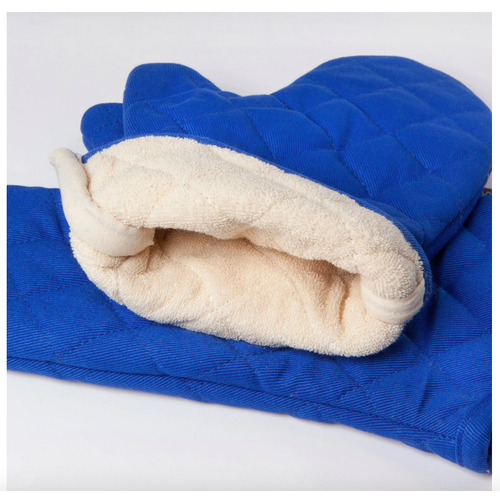 Now Designs Oven Mitt Set Royal Blue