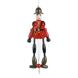 Christmas Tradition Ornament RCMP Jumping Jack Christmas Tradition Ornament RCMP Jumping Jack