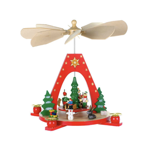 Christmas Tradition Rotary Candle Playing Winter Joy Red Christmas Tradition Rotary Candle Playing Winter Joy Red