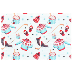 Christmas Tradition Placemat Cozy Hockey Christmas Tradition Placemat Cozy Hockey