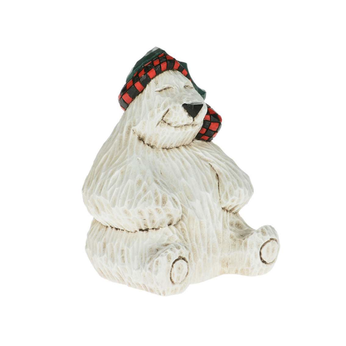 Cottage Carvings Carved Sitting Polar Bear Cottage Carvings Carved Sitting Polar Bear