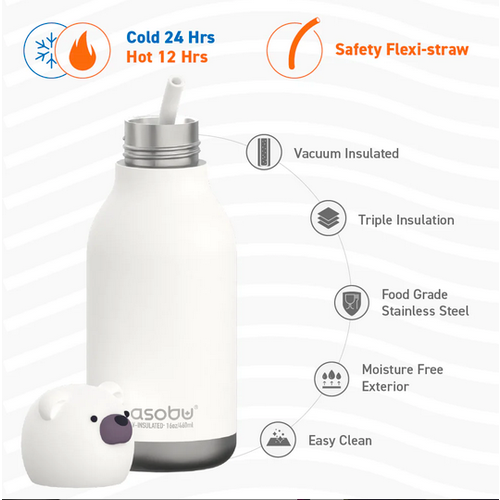 Asobu Teddy Bear Bestie Water Bottle