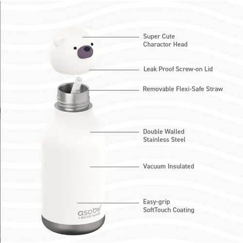 Asobu Teddy Bear Bestie Water Bottle