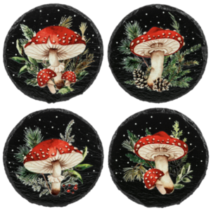 Ganz Holiday Mushroom Coaster - Single