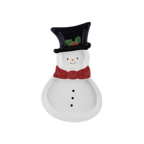 Ganz Snowman Platter 3 Sections Ganz Snowman Platter 3 Sections