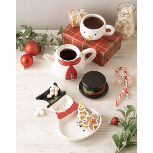 Ganz Snowman Platter 3 Sections Ganz Snowman Platter 3 Sections