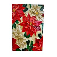 Tile Poinsettia 8 x 12