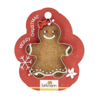 Gingerbread Women Embossed Cookie Cutter