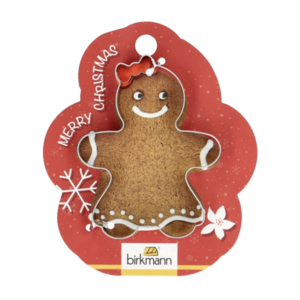 Mrs Birkmann Gingerbread Women Embossed Cookie Cutter