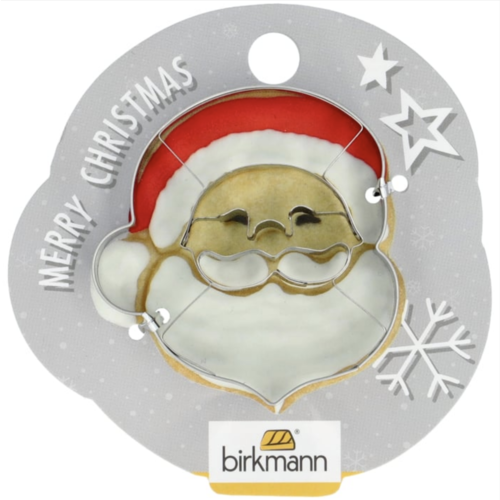 Mrs Birkmann Santa Claus Embossed Cookie Cutter Mrs Birkmann Santa Claus Embossed Cookie Cutter
