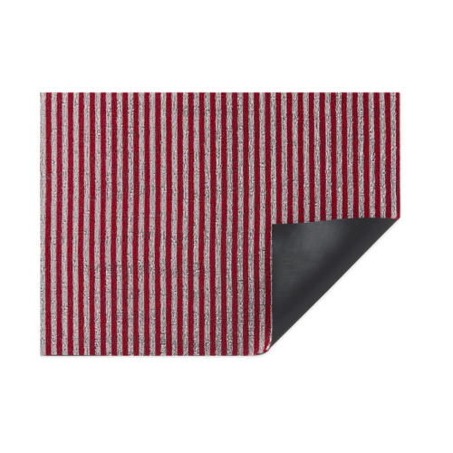 Chilewich Doormat Breton Stripe Shag Candy
