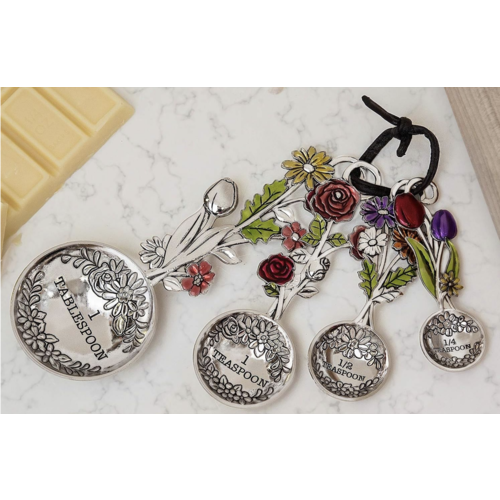 Ganz Measuring Spoons Flower Bouquet