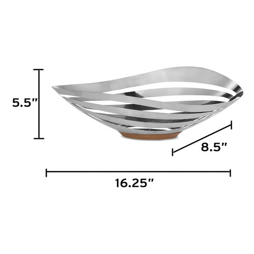 Nambe NAMBE Pulse and Fruit Bowl Nambe NAMBE Pulse and Fruit Bowl