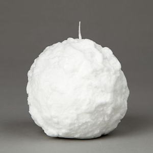 Diana Danish Candle Snowball 3 inches Diana Danish Candle Snowball 3 inches