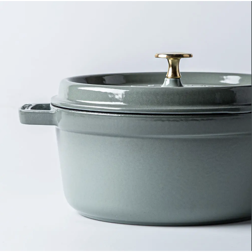 Staub Dutch Oven Round 7 QT Eucalyptus Staub