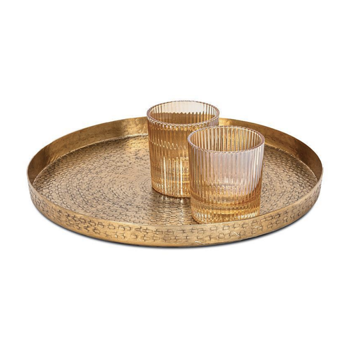 Abbott Medium Hammered Tray Gold