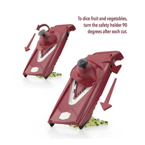 Borner V-Power Slicer Set BORNER Red Made in Germany