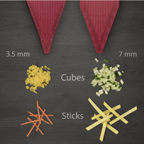 Borner V-Power Slicer Set BORNER Red Made in Germany