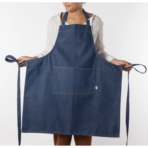 Now Designs Apron Denim Stonewash