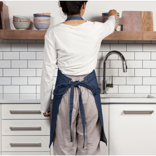 Now Designs Apron Denim Stonewash