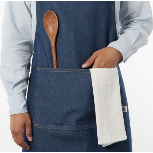 Now Designs Apron Denim Stonewash