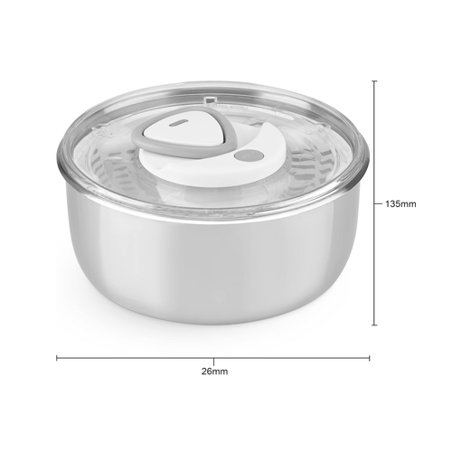 Zyliss Zyliss Easy Spin 2 Stainless Steel Salad Spinner