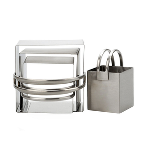 Endurance Biscuit Cutters Square Plain Set of 4