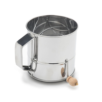 Flour Sifter Crank Handle 3 Cup