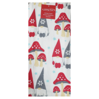 Tea Towel Winter Mushroom Gnome