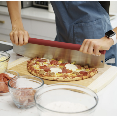 Old Stone Oven Pizza Rocker with Comfort Grip Handle