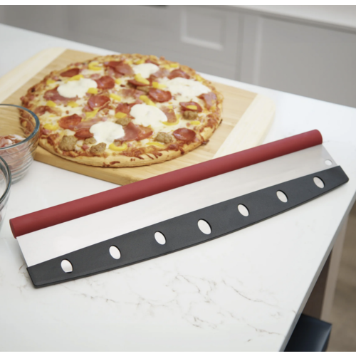 Old Stone Oven Pizza Rocker with Comfort Grip Handle