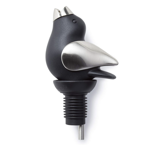 GurglePot ChirpyTop Wine Pourer Black