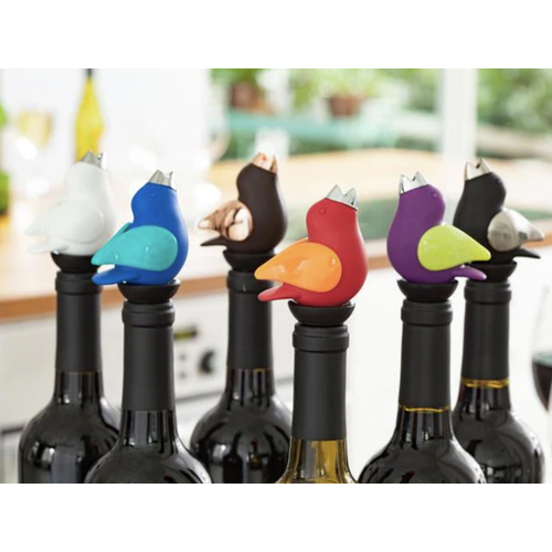 GurglePot ChirpyTop Wine Pourer Black
