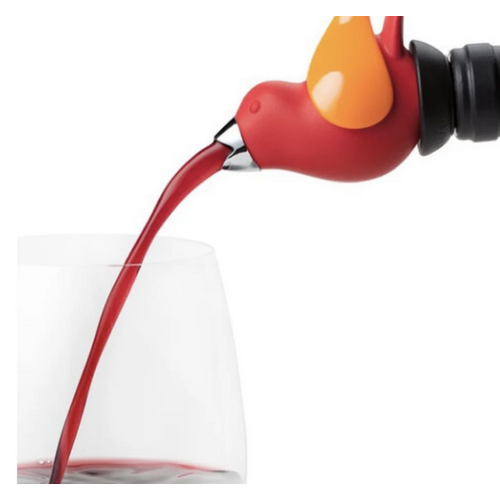 GurglePot ChirpyTop Wine Pourer Black