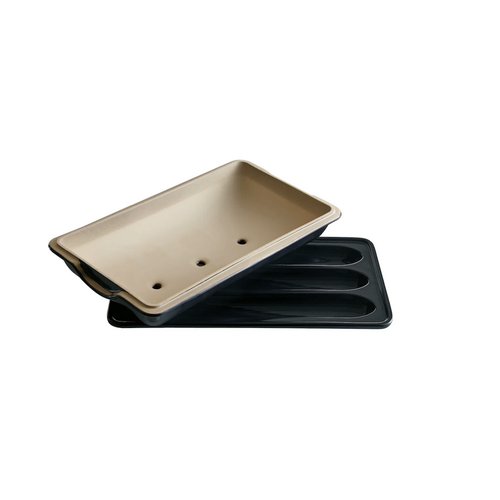 Emile Henry Emile Henry Baguette Mold Bleu Nuit