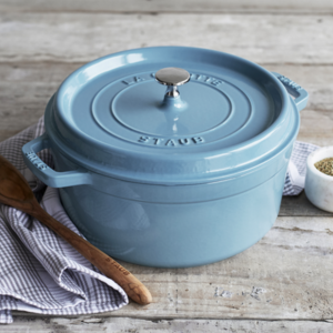 Staub Staub Dutch Oven Round 5.5qt Ice Blue