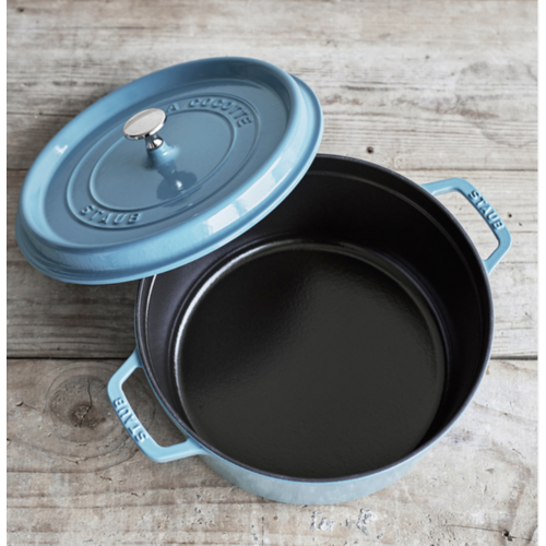 Staub Staub Dutch Oven Round 5.5qt Ice Blue