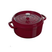 Staub Dutch Oven Round 5.5qt Bordeaux