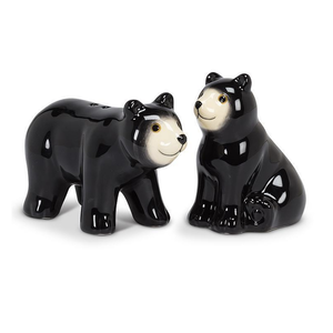 Abbott Black Bear Salt & Pepper Shakers