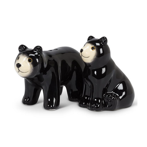 Abbott Black Bear Salt & Pepper Shakers
