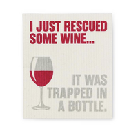 Swedish Cloth I Just Rescued Some Wine...