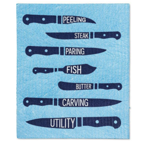 Abbott Swedish Cloth Knives Blue