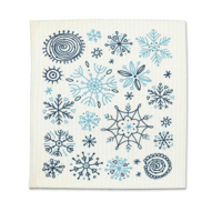 Swedish Cloth All Over Snowflakes