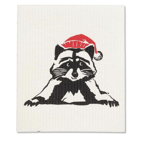 Abbott Swedish Cloth Raccoon with a Red Hat